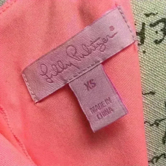 Lilly Pulitzer Dragonfruit Pink Ombre Marquette Shift Dress X Small - Picture 12 of 15